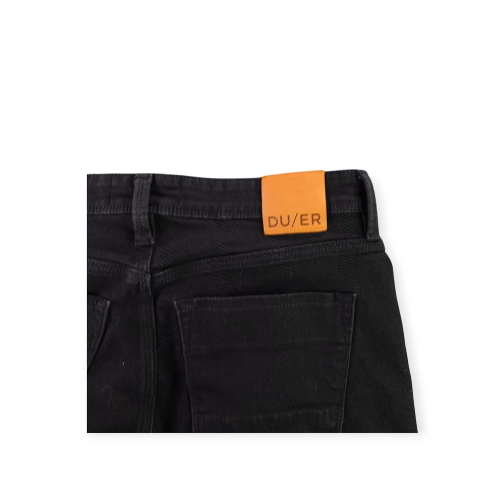 DU/ER L2X Slim Fit Jeans Mens 34x30 Black Performance Denim MFLS2001